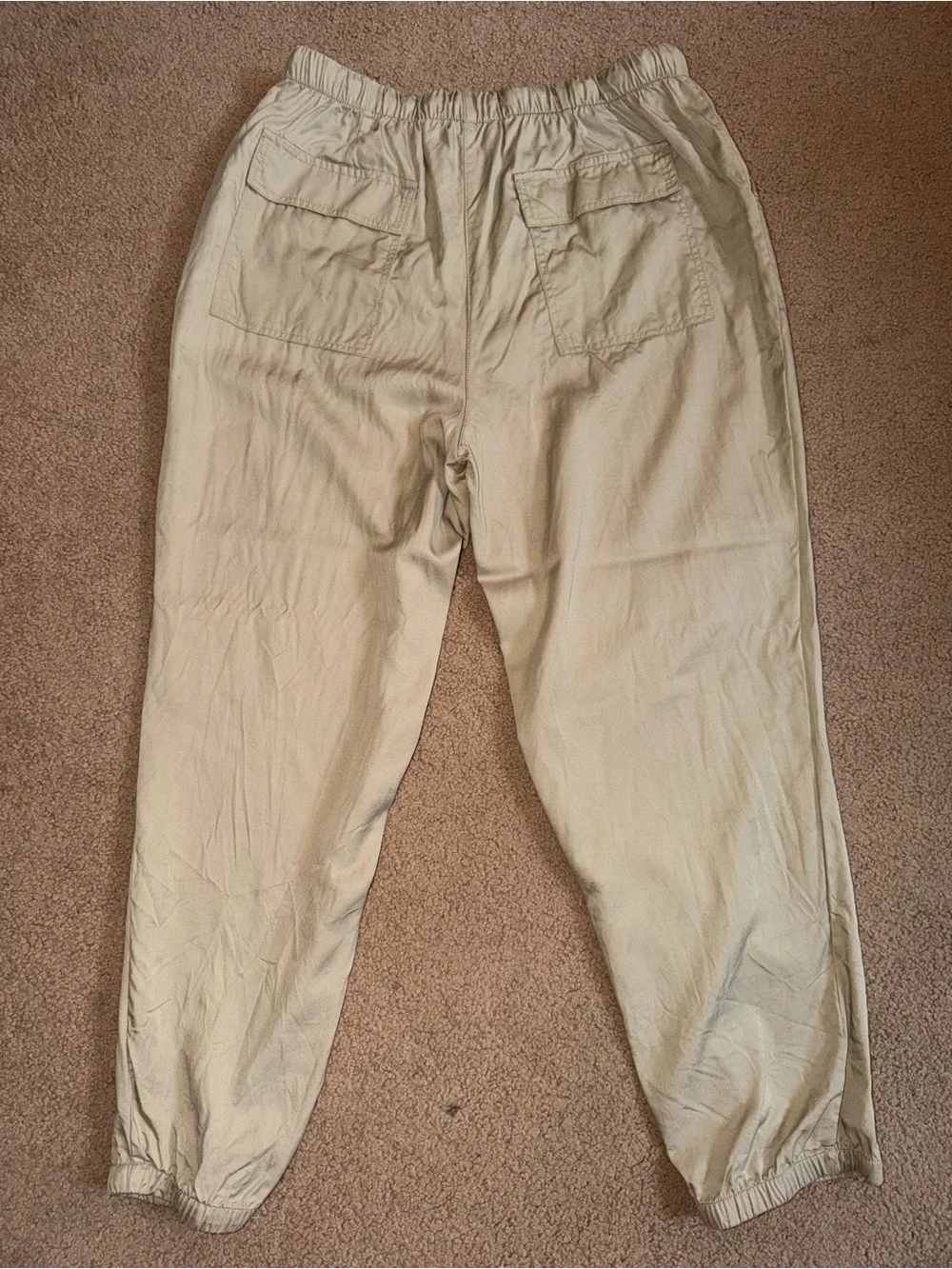 Dex Women’s Light Beige Drawstring Joggers